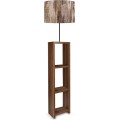 Stojací lampa AYD 140 cm hnědo-béžová