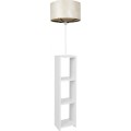 Stojací lampa AYD 140 cm ecru-bílá