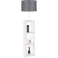 Stojací lampa AYD 140 cm bílo-šedá