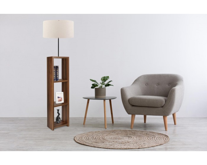 Stojací lampa AYD 150 cm krémová