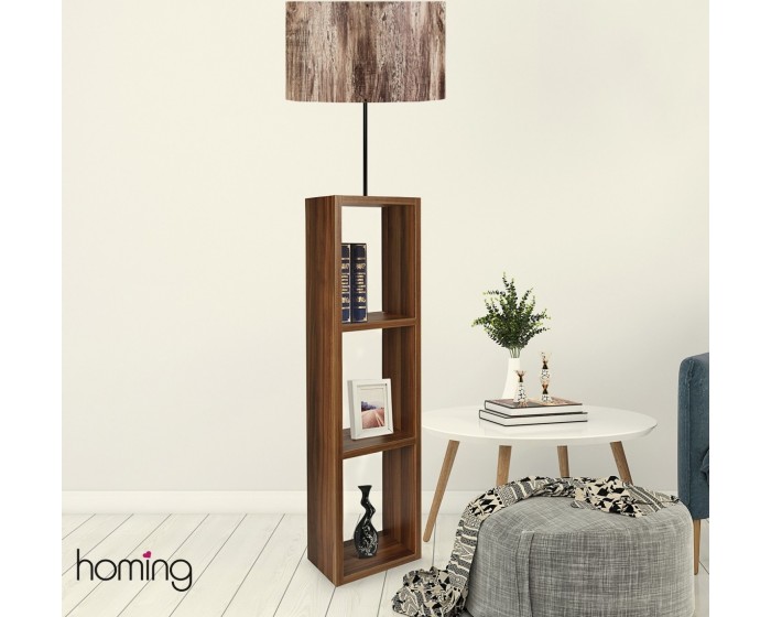 Stojací lampa AYD 150 cm hnědá