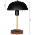 Stolní lampa Moralia černá