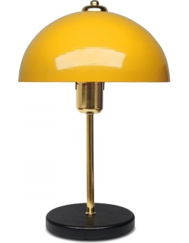 Stolní lampa Rety žlutá/zlatá