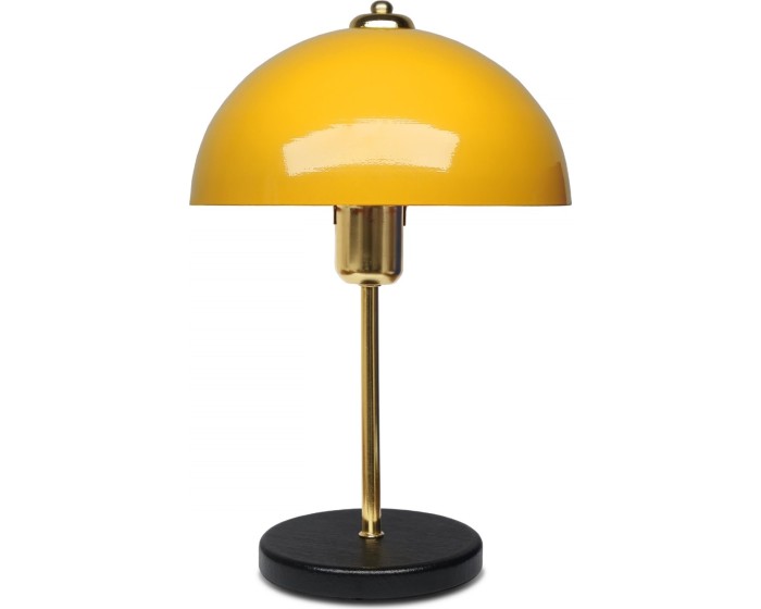 Stolní lampa Rety žlutá/zlatá