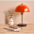 Stolní lampa Rety oranžová/zlatá