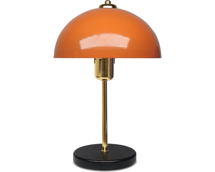 Stolní lampa Rety oranžová/zlatá