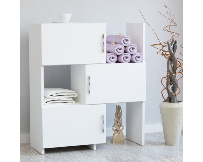 Koupelnová skříňka ANNA 65 cm bílá
