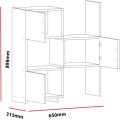 Koupelnová skříňka ANNA 65 cm bílá