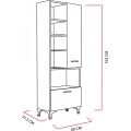 Komoda Sezen 60 cm bílá