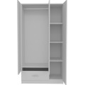 Šatní skříň Gabi 90 cm bílá