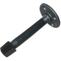 Nástěnný věšák BORURAF 15 cm černý