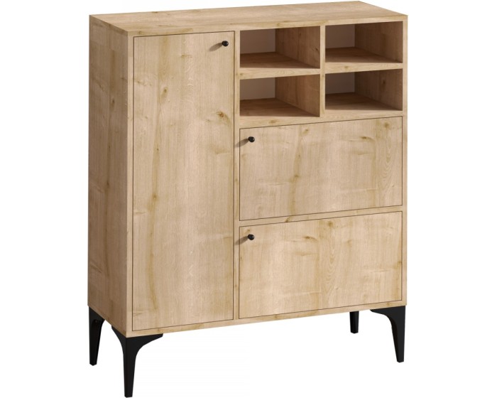 Komoda Freya 100 cm hnědá