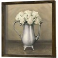 Nástěnný obraz Rose 34x34 cm béžová/bílá