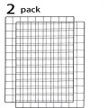 Sada kovových nástěnek Simplicity WR003 2 kusy černá
