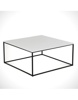 Konferenční stolek Poly 75 cm bílý II