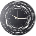 Nástěnné hodiny Lines 50 cm černé