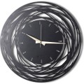 Nástěnné hodiny Lines 70 cm černé