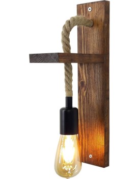 Nástěnná lampa Aplik I hnědá