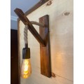 Nástěnná lampa Aplik II hnědá