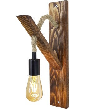 Nástěnná lampa Aplik II hnědá