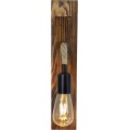 Nástěnná lampa Aplik II hnědá