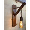 Nástěnná lampa Aplik II hnědá