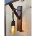 Nástěnná lampa Aplik II hnědá