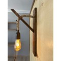 Nástěnná lampa Aplik II hnědá