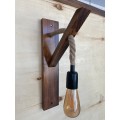 Nástěnná lampa Aplik II hnědá