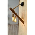Nástěnná lampa Aplik III hnědá