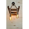 Nástěnná lampa Aplik III hnědá