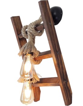 Nástěnná lampa Aplik III hnědá