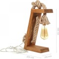 Stolní lampa Kenos hnědá