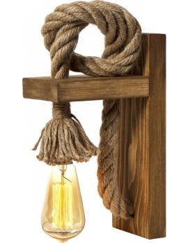Nástěnná lampa Ahsap II jedle