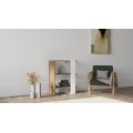 Knihovna Funda ořech/bílá