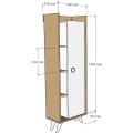 Koupelnová skříňka Mirage 50 cm bílá