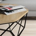 Konferenční stolek Diamond 90 cm dub přírodní
