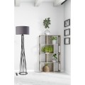 Stojací lampa Havin II 170 cm tmavě šedá