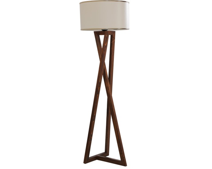Stojací lampa Ceviz ořech