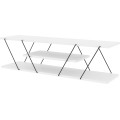 TV stolek CANAZ 120 cm bílý/černý