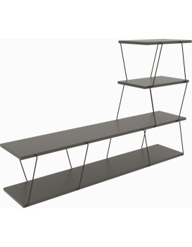 TV stolek ILGAZ 150 cm antracitový