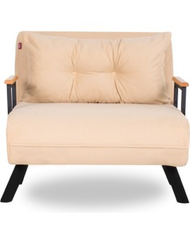 Rozkládací křeslo Sando 60 cm krémové