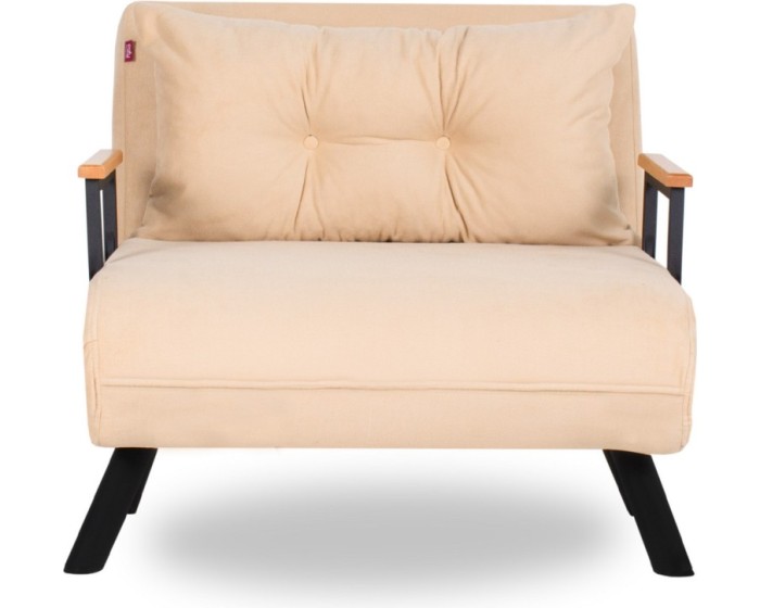 Rozkládací křeslo Sando 60 cm krémové