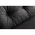 Dvoumístná rozkládací pohovka Seater Sando tmavě šedá