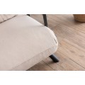 Dvoumístná rozkládací pohovka Seater Sando krémová II