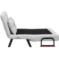 Dvoumístná rozkládací pohovka Seater Sando šedá II