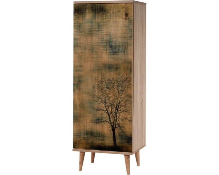 Botník FILINTA Tree 50x135 cm dub sonoma