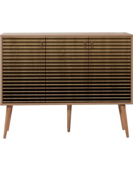 Komoda Kikos 120 cm dub sonoma/tmavě hnědá