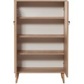 Komoda Kikos II 80 cm hnědá/zelená