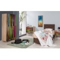 Šatní skříň Stil 90 cm dub sonoma/vícebarevná